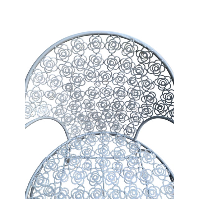 Gray Vintage Outdoor Metal Chairs For Sale - Image 8 of 10