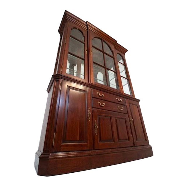 Vintage Pennsylvania House Cherry China Cabinet For Sale