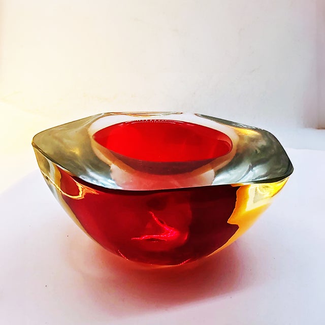 Flavio Poli Big Geode Ashtray in Murano Glass attributed to Flavio Poli for Seguso, Italy, 1960s For Sale - Image 4 of 7