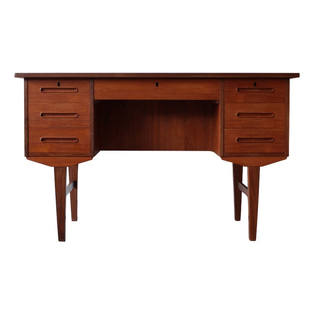 Vintage Danish Desk in Teak, 1960s For Sale