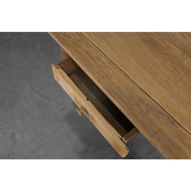 Rustic French Provençal Beech Side Table, 1850 For Sale - Image 6 of 15