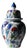 Handmade Ceramic “Kupecik” Ginger Jar (20cm) – Classic Iznik Tulip & Carnation Pattern – Lidded Home Decor For Sale