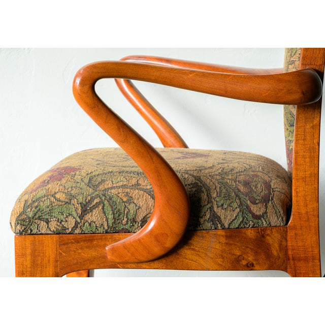 2000 - 2009 Neo-Art Nouveau Dining Chairs by Arroyo Design, in Mesquite For Sale - Image 5 of 14