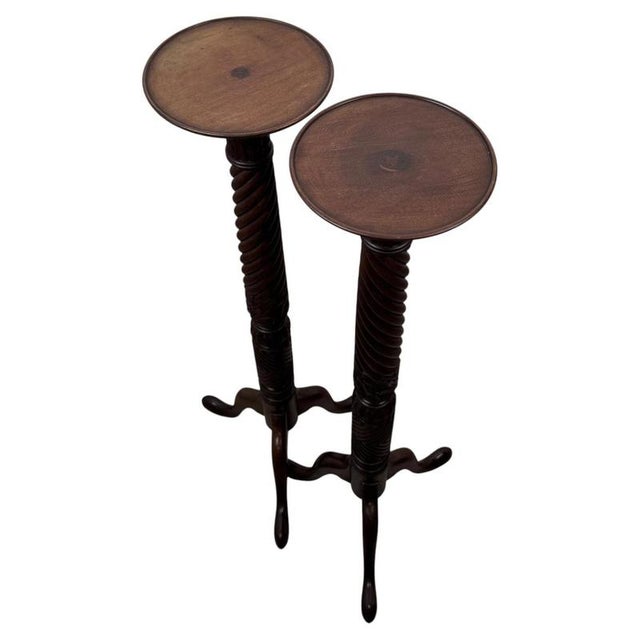 Antique Victorian Torchère Planter Jardiniere Stands For Sale - Image 5 of 8