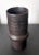 Late 20th Century Black Metallic Glaze Ceramic Geometric Vase by Beatrice Wood For Sale - Image 12 of 13