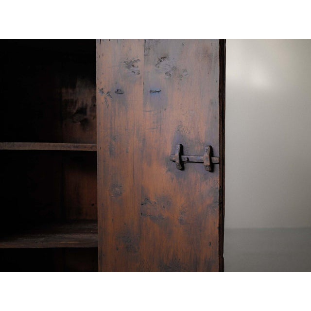 Alpine Folk Art Pine Wardrobe, Piedmont, Italy, 18th Century For Sale - Image 9 of 18