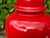 Vintage Crackle Glazed Red Ceramic Table Lamps, Pair For Sale - Image 9 of 10