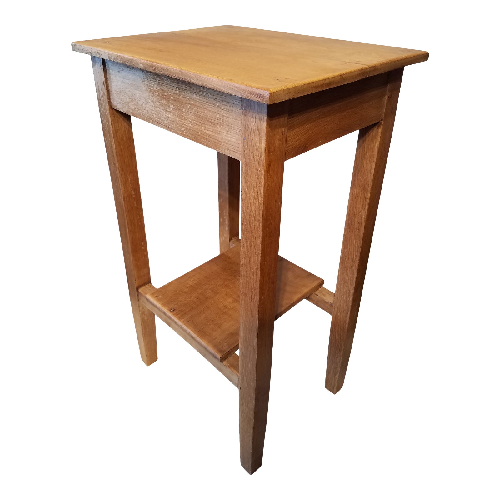 Antique Oak TwoTier Side/End Table Chairish