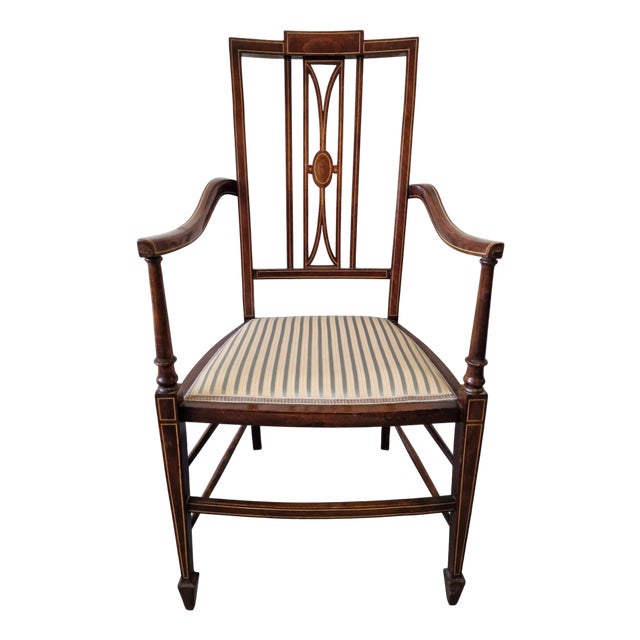 Victorian Chair in Elm For Sale