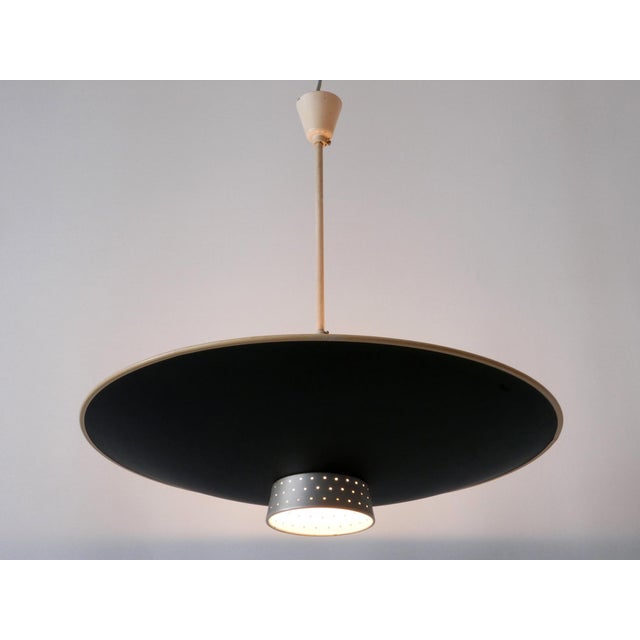 Philips Mid-Century Modern 4-Flamed Dd 39 Pendant Lamp from Philips, Netherlands, 1950s For Sale - Image 4 of 18