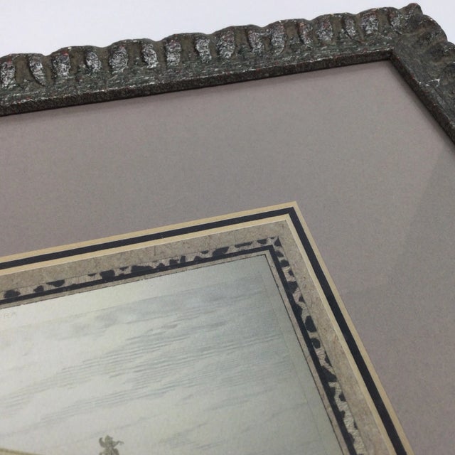 1990s Vintage Framed Architecture European Building For Sale - Image 5 of 9