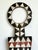 Vintage Tribal Geometric Painted Wood Shield For Sale - Image 9 of 13