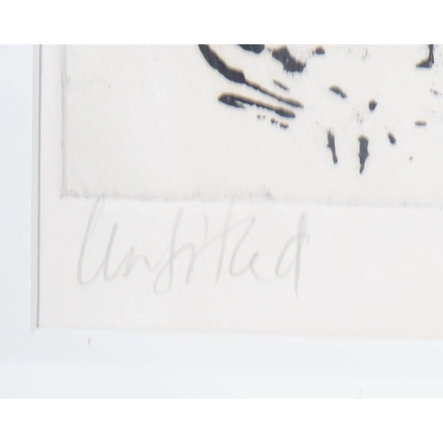 1973 Abstract Intaglio Print of Sheep by Jennifer Wildman For Sale - Image 4 of 10