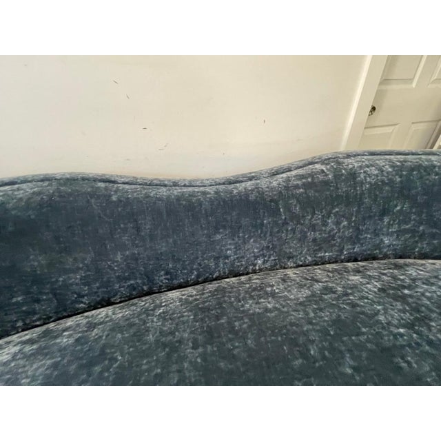 Vincent Modern Curved Upholstered Sofa For Sale In West Palm - Image 6 of 10