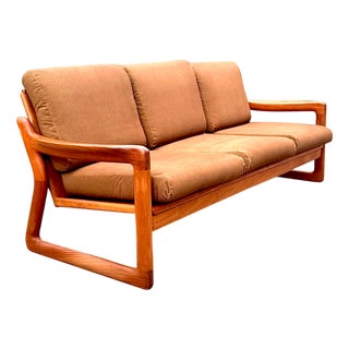 Teak 3-Seater Sofa from Komfort, Denmark, 1960s For Sale