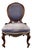 Victorian Mahogany Spoon Back Nursing Chair with Carved Cabriole Legs, 1850 For Sale