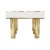 Pair of Italian coffee tables designed by Studio Superego. Base composed of six solid brass legs and methacrylate of 10 cm...