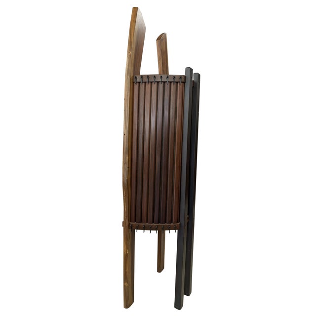 Contemporary 1990s Rare Rick Brunner Live-Edge Walnut Curio Cabinet For Sale - Image 3 of 17