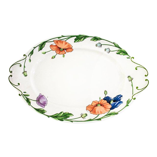 Villeroy & Boch Amapola Large Serving Platter For Sale