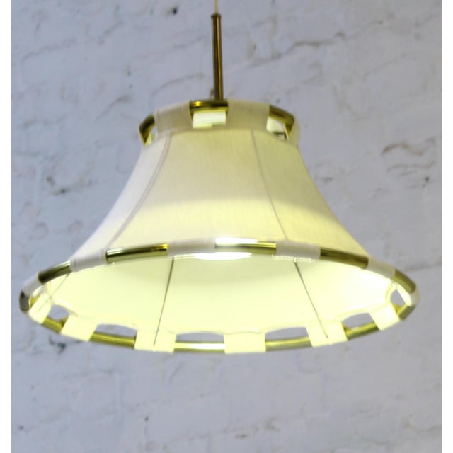 Hanging Lamp by Anna Ehrner for Ateljé Lyktan, 1970s, in Very Good conditions. Designed 1970 to 1979 This piece has an...
