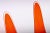 Mid-Century Modern 1960s Tall Viking Epic Taperglow Tangerine Art Glass Candle Sticks- a Pair For Sale - Image 3 of 6
