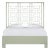 Ohana Platform Bed Queen, Celery Green For Sale