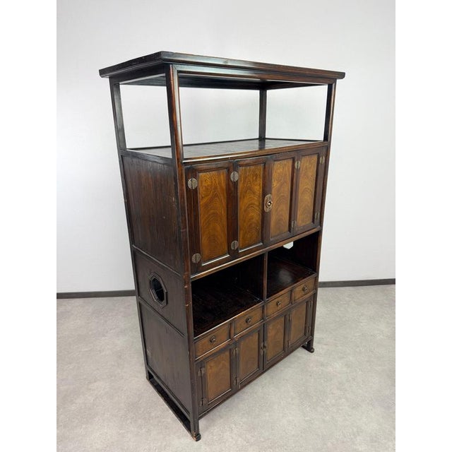 1920s Korean Sabang-Takja / Samchung-Jang Double-Tier Cabinet, 1920s For Sale - Image 5 of 18