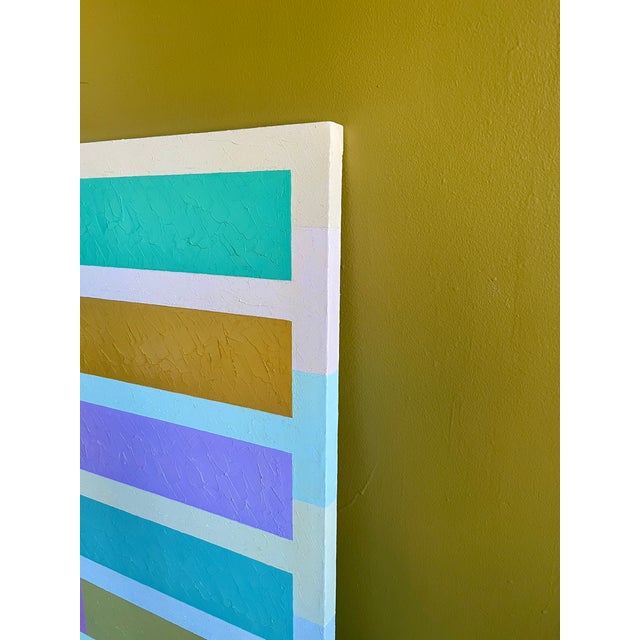 8 Stripes II, Original Painting by Richard Butz For Sale - Image 4 of 12