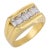 Vintage 1.25 Carat Diamond 18k Yellow Gold Ring, Size 3.5 For Sale