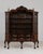 19th Century 19th Century France Brown Wood Display Cabinet For Sale - Image 5 of 11