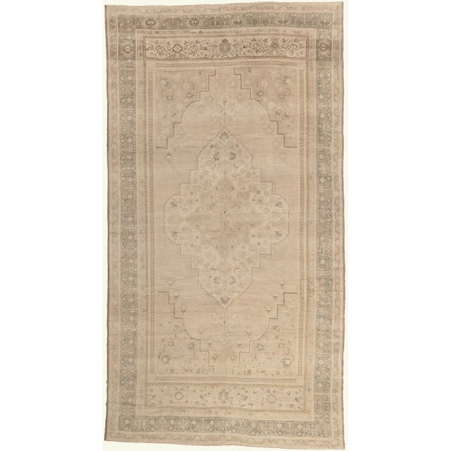 Vintage Turkish Oushak Rug, 07'05 X 13'08 For Sale