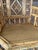 Tan Pair Vintage Brighton Pavilion Style High-Back Fretwork Bamboo Rattan Armchairs For Sale - Image 8 of 12