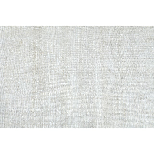 1970s Vintage Turkish Handmade Wool Cotton Beige Runner Rug For Sale In San Francisco - Image 6 of 11