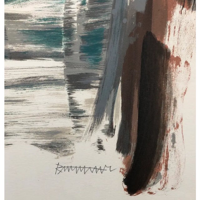 Abraham Rattner 1965 Abraham Rattner Mid Century Modern Figure Lithograph For Sale - Image 4 of 5