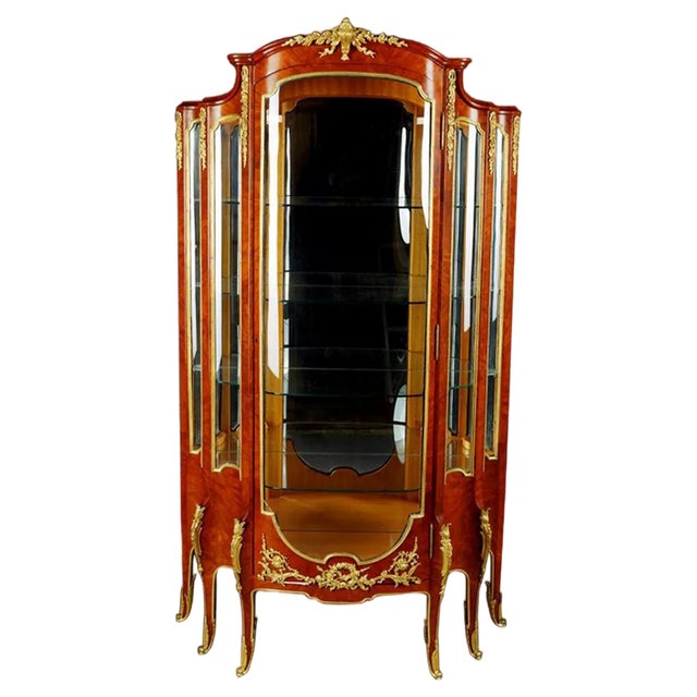 20th Century French Transition Vitrine For Sale