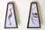 Mid-Century Modern Copper and Acrylic Glass Wall Lights with Heron & Dragonfly, 1950s, Set of 2 For Sale - Image 9 of 17