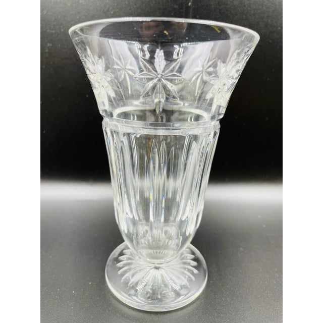 1980s Waterford Crystal Starburst Small Vase For Sale In Los Angeles - Image 6 of 12