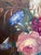 Antique Oval Floral Oil Painting For Sale - Image 11 of 14