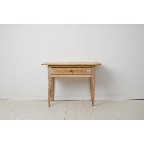 Wood Swedish Rustic Country House Table For Sale - Image 7 of 13