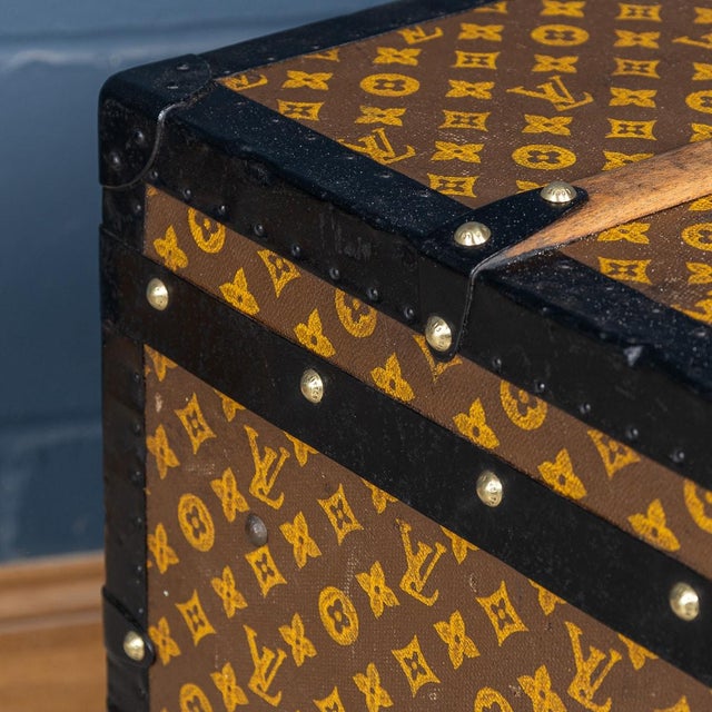 Louis Vuitton Antique 20th Century Hat Trunk in Monogram Canvas from Louis Vuitton, Paris, 1900s For Sale - Image 4 of 18