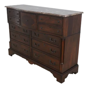 Drexel Covington Park Marble Top Sideboard