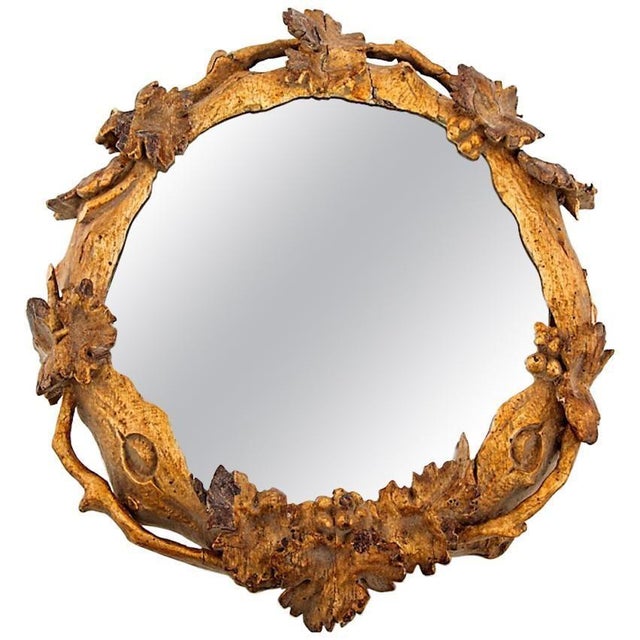 Late-18th Century Small Circular Wall Mirrors, Set of 4 For Sale - Image 5 of 5