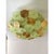 Murano Contemporary Green Water-Lily Brass and Murano Glass Sputnik Flush Mount For Sale - Image 4 of 6