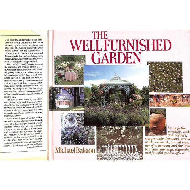 Traditional "The Well-Furnished Garden" 1986 Balston, Michael For Sale - Image 3 of 12