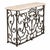 French French Style Louis XV St. Wrought Iron and Marble Freestanding Console For Sale - Image 3 of 3