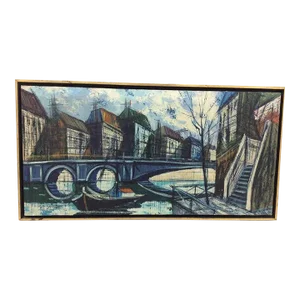 Pat Davis Modernist Landscape Painting