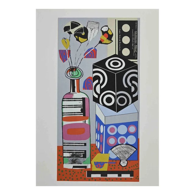 Franco Gentilini, Still Life, Offset Print, 1970s For Sale