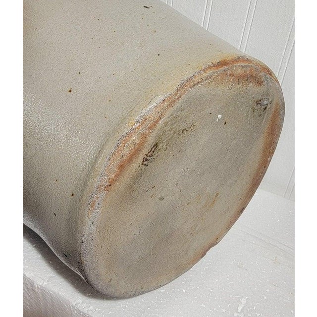 Gray Early 19thc Decorated Stoneware Pennsylvania Jug For Sale - Image 8 of 9