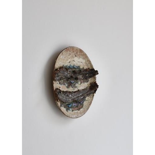 Scandinavian Modern Wall Hung Stoneware Dish by Erik Nyholm, Denmark, 1960s For Sale - Image 11 of 18