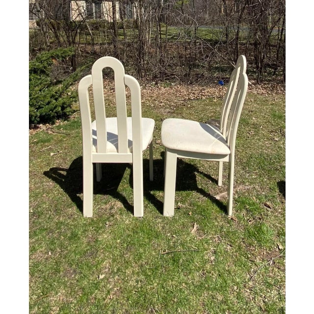 Textile Postmodern Tonon Italian Dining Chairs - Set of 4 For Sale - Image 7 of 12